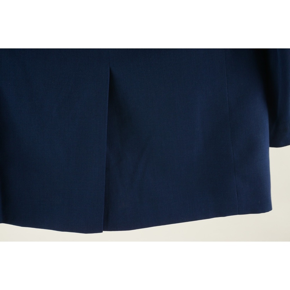 Vintage 70s 80s Palm Beach Blazer of Champions Stretch Blue Baseball Brass 44R - Picture 8 of 16
